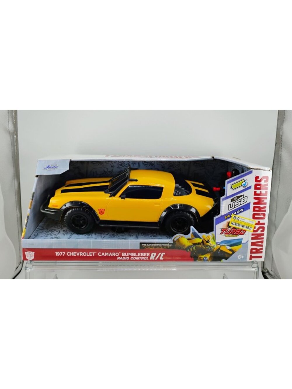 1977 Chevrolet Camaro Bumblebee RC Car Transformers USB Rechargeable